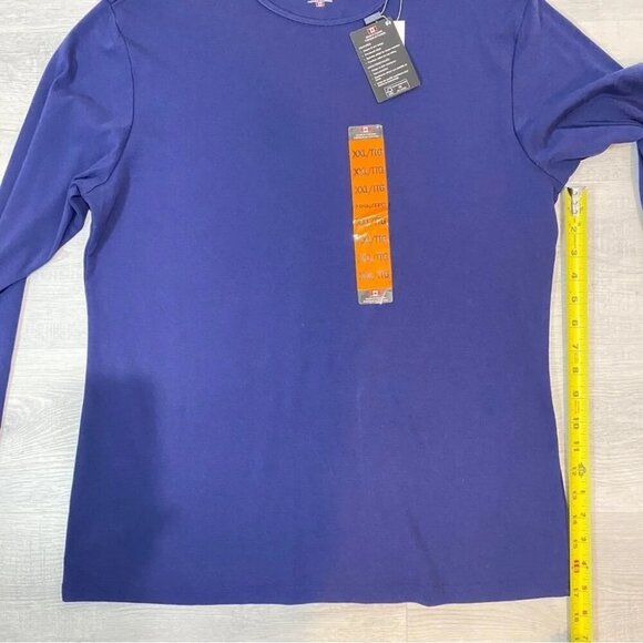 Ellen Tracy NWT Long Sleeve Navy Shirt Size XXL - Picture 12 of 16